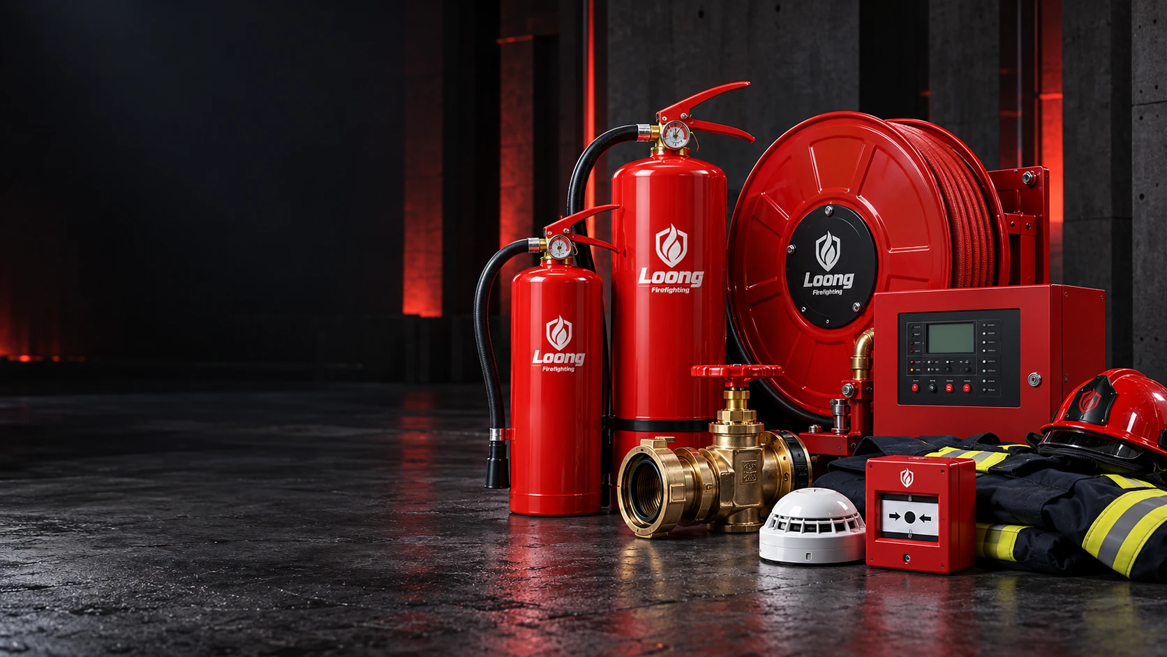 LOONG branded firefighting product range