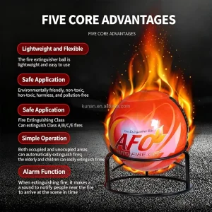 0.5kg 1.3kg 4kg Fire Ball Auto Fire Extinguisher Ball