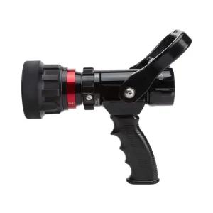 1 1 2 Inch Heavy Duty Aluminum Fire Nozzle Durable Rubber Bumper Fire Hose Accessory for Firefighting Equipment