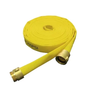 1 1/2 Inch White Flexible Layflat Fire Hose FM Approval For UL Listed For Industrial Fire Fighting