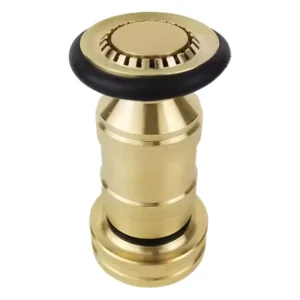 1-1/2 NST NH Brass Fire Hose Nozzle Fog Jet Spray Firefighting Equipment Accessory 0.6-1.2MPa