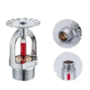 1/2 Inch DN15 Brass Pendent Type Fire Sprinkler Head Fire Extinguishing System Protection 68 Degrees
