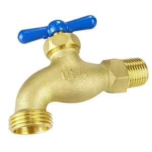1/2″ MIP 3/4″ MHT Outside Garden Valve Hose Bibb Tap Outdoor Spigot Plain Bibcock
