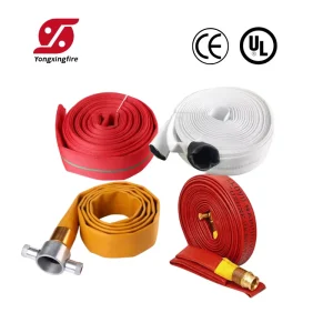 1 8inch Single Jacket Canvas PVC Rubber Fire Fighting Hose Rubber Hoses Fire Hose Pipe Equipment Accessories