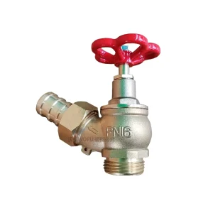 1 Inch PN16 Brass Tilt-Type Landing Valve Fire Hydrant for Fire Hose & Sprinkler System Firefighting Equipment Accessory