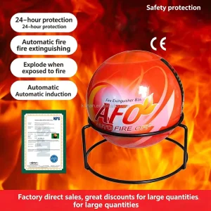 1.3kg 2.8kg 4kg 6kg Automatic Fire Suppression System Fire Extinguishing Ball 90 Dry Powder Fireball