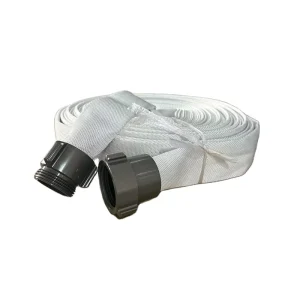 1.5″ 16BAR PVC Lined Canvas Fire Hose with NST Aluminum Coupling for Industrial Fire Brigades