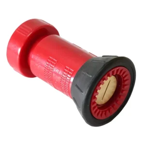 1.5 Inch 1 1 2 Inch Red PVC High Impact Poly Carbonate Adjustable Firefighting Hose Nozzle Fire Fighting Equipment Accessory