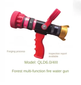 1.5 Inch DC Spray Fire Fighting Recoil Free Fire Hose Nozzle Flexible High Pressure Multi Function Forest Firefighting Equipment