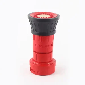 1.5 Inch DN40 Female Thread Red Nylon Fire Fighting Hose Nozzle Aluminum Brass Core Firefighting Equipment Accessories