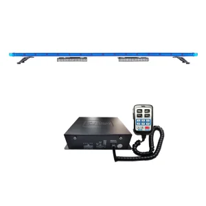 1.8M LED Ambulance Emergency Lighting Alarm System Vehicle Warning Light with Flashing Function and Siren Speaker