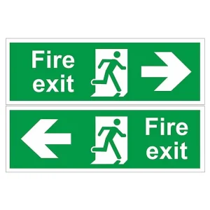 100*200mm Aluminum Reflective Traffic Sign Board Safety Exit & Passage Sign at Stairwell Entrance