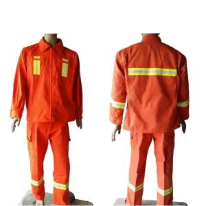 100% Cotton Firefighting Suit Fire Rescue Suit for Firefighters Factory Supply Outdoor Safety Work Rescue Uniforms