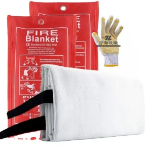 100% Glass Fiber Fire Blanket for Kitchen and Camping Emergency Fire Protection