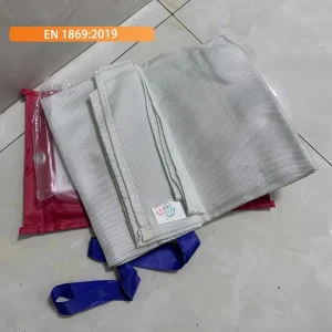100% Glass Fiber Fire Extinguishing Blanket Kitchen & Camping Emergency Fire Blanket 1.6m X 1.8m Heat Resistant