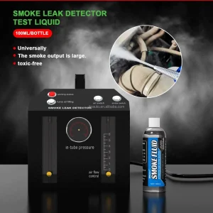 100 ML Smoke Leak Detector Liquid Universal Test Solution for Smoke Generator Engine Air Leakage Detection Instrument