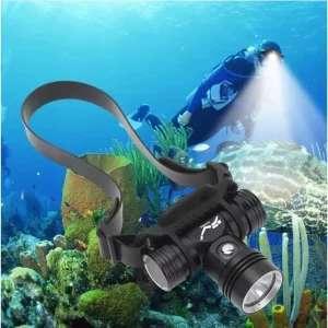 10000LM 200M L2 High Power Emergency Head Torch USB Rechargeable 18650 Battery L2 LED Underwater Diving Headlamp Headlight