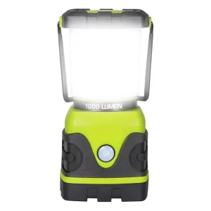 1000LM LED Camping Lantern Battery Powered Emergency Hiking Tent Light 4 Light Modes Hook Stretching Switch IP44