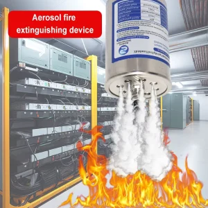 100g Steel Aerosol Fire Suppression Device Class C Wall Mounted Fire Extinguishers for S shaped Communication Equipment Rooms