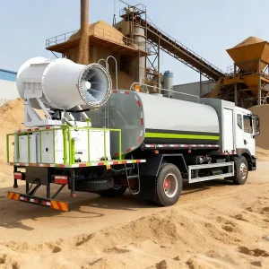 100m Gasoline Engine Automatic Mist Cannon Water Tank Remote Control Intelligent Dust Suppression Equipment for Sand Mining