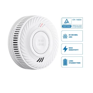 10year Battery Fire Alarm Stand Alone Smoke Detector with Alarm 85 DB Alarm ABS Plastic
