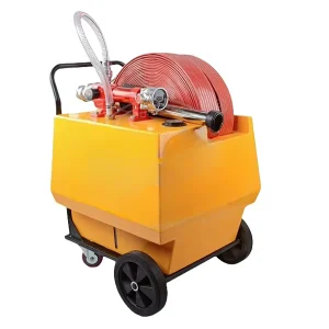 120 140L Stainless Steel Mobile Foam Pressure Fire Extinguisher with Foam Tank Firefighting Equipment Accessory