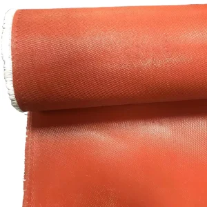 1200C High Temperature Fire Retardant Silicone Coated Silica Fabric Flame Resistant with Cutting Service