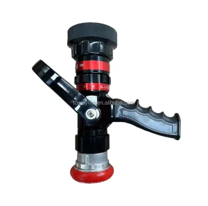 125 Gpm Adjustable Pistol Grip Nozzle for Fire Fighting Machino Multi functional Adjustable Spray Jet Water Foam Nozzle