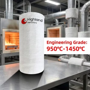 1260C Alumina Silicate Refractory Insulation Blanket for Waste Incinerator Lining High Temp Thermal Shield Project Grade