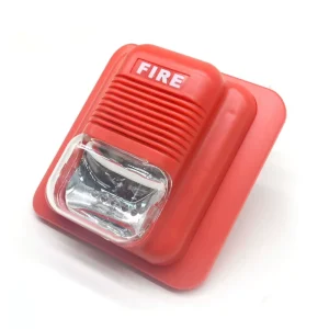 12V 24V Fire Emergency Alarm Warning Strobe Siren Horn Sound & Strobe Alert Security System for Home Office Hotel Restaurant