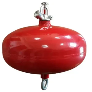 12kg Fast Automatic Ball Hanging Fire Extinguisher ABC Dry Powder Steel 12 14 Bar 25 Bar CN ZHE MFZA12 300mm