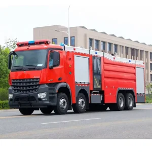 13Ton Euro 6 Single Axle Emergency Rescue Fire Truck with Rear Crane Lifting Device for Accident Rescue and Fire Disposal