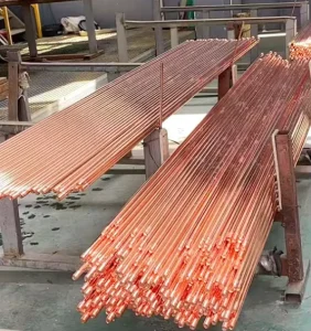14.2mm Copper Clad Steel Round Earth Rod 14.2×2440 Lightning Protection Grounding Material