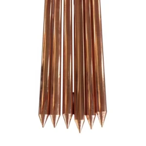 14.2mm Copper Clad Steel Round Lightning Protection Grounding Earth Rod 14.2×2440 Lightning Arrester