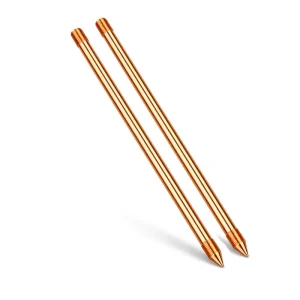 14.2mm X 1800mm Copper Bonded Steel Earthing Rod with Threaded Ends