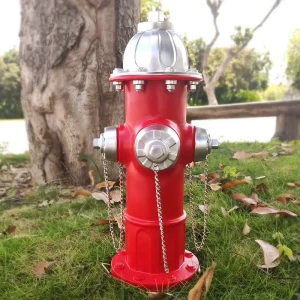 14.5*5.3 Inch Resin Dog Fire Hydrant Garden Statue Indoor Outdoor Yard Ornament Customized Color Hand-Painted Art Model Figurine
