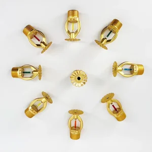 141°C Brass Fire Sprinkler Head Pendant Flexible Firefighting Equipment Accessories 1/2 Pendent Sprinkler System