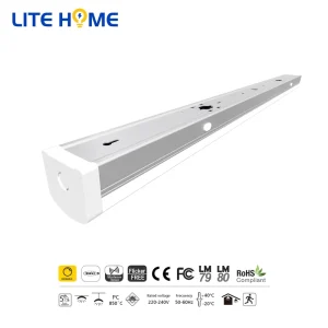 1500mm 60W LED Batten Light Energy Efficient 0/1-10V Motion Sensor Emergency Optional for Warehouse&Garage&Parkinng Lot Lighting