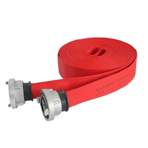 15bar Red Aluminum Fire Hose 20M MED Approved EPDM Lined Hose Firefighting Equipment Accessory