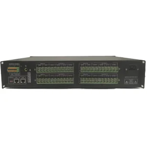16 zone Audio Power Controller Independent Background Music and Fire Alarm Signals for Commercial Public Address Systems