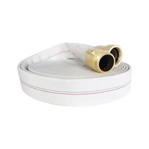 17bar Fire Hose Flexible Single Jacket Canvas Layflat FM Listed for Firefighting Equipment Accessory