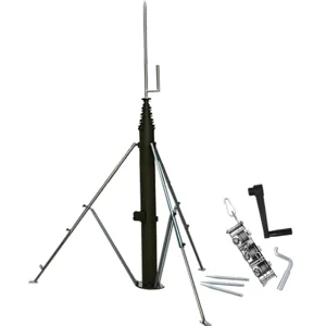18m 20m 25m 30m 35m Telescopic Radio Antenna Mast for Hf, Vhf, Uhf and Shf Wireless Communications