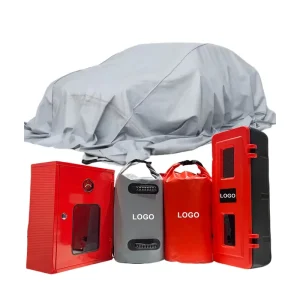 19.8 X 26 ft Automotive Flame Retardant Guard EV Car Fire Blanket for Parking Lots
