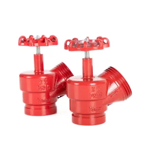 1F South America Ductile Iron Angle Valve 2-1/2″ Casting Iron Valve for Fire Hydrant Fire Fighting