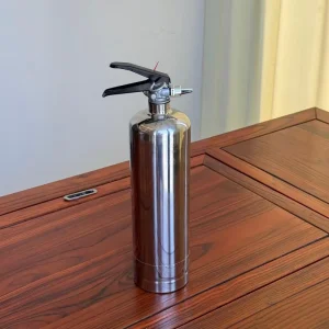1L Mini Steel Lithium Battery Fire Extinguisher CE Certified 15-30s Discharge Time Portable Class A for Small Indoor & EV Areas