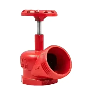 2-1/2″ DN65 45 Angle Aluminum Alloy Fire Hydrant Valve PN16 BSP Thread Flexible Indoor Rotating Fire Fighting Valve