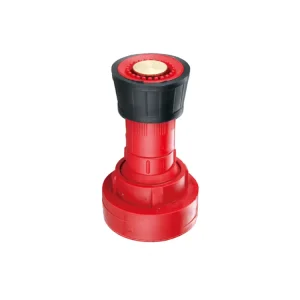 2 1/2” Inch Red Portable Fire Water Gun with Spray Plastic Nozzle Firefighting Equipment and Hose Connector Accessory