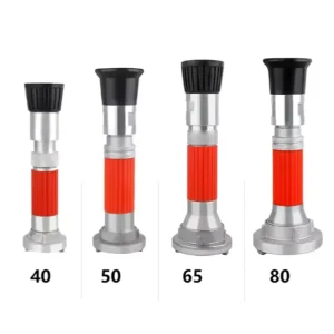 2″ DN50 Aluminum Flexible Jet Spray Fire Hose Nozzle Factory Fire Protection Equipment Accessory