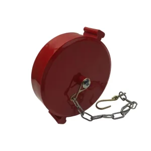2″ Fire Hydrant Plastic Cover with Chain in Red chrome Finish with Rocker Lug