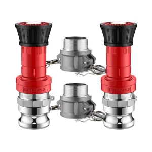 2 Inch Heavy Duty Thermoplastic Fire Hose Nozzles Industrial NPsh/Npt Aluminum Firefighting Equipment Accessories